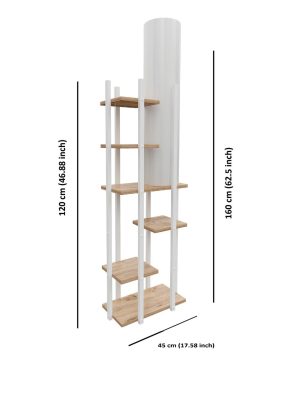Lampadar, FullHouse, 390FLH2156, PAL, Alb / Natural - imagine 4