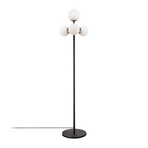 Lampadar, Fulgor, 942FLG1508, Metal, Negru / Antic / Alb - imagine 4