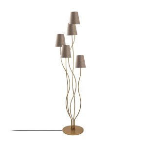 Lampadar, Fulgor, 942FLG1544, Metal, Aur / Bej - imagine 5