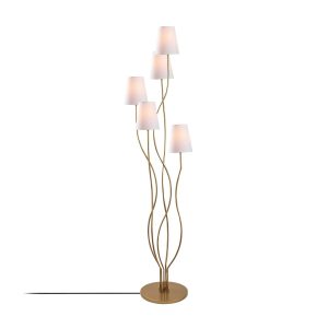Lampadar, Fulgor, 942FLG1543, Metal, Aur/Alb - imagine 6