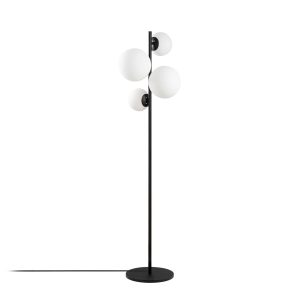 Lampadar, Fulgor, 942FLG1520, Metal, Alb/Negru - imagine 5