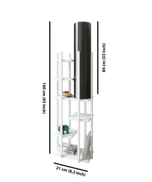 Lampadar, FullHouse, 390FLH1160, PAL, Alb/Negru - imagine 2