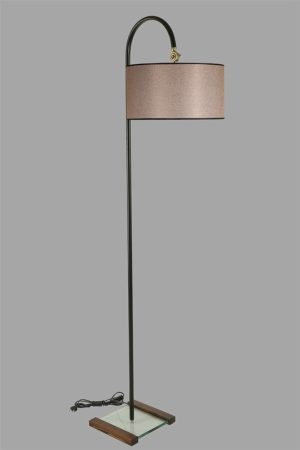 Lampadar, Luin, 534LUN4425, Metal, Nurcă / negru / auriu - imagine 2