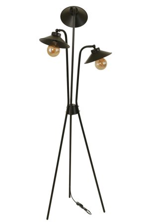 Lampadar, Luin, 534LUN4177, Metal, Negru - imagine 3