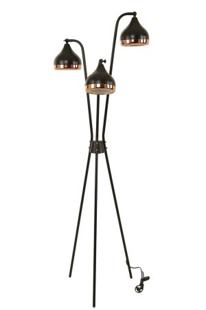 Lampadar, Luin, 534LUN4175, Metal, Negru - imagine 2