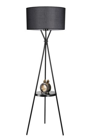 Lampadar, Luin, 534LUN3713, Metal, Negru - imagine 3