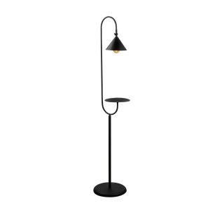 Lampadar, Tatum, 584TTM1504, Fier, Negru/Auriu - imagine 2