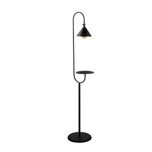 Lampadar, Tatum, 584TTM1504, Fier, Negru/Auriu - imagine 4