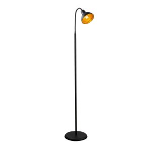 Lampadar, Tatum, 584TTM1508, Metal, Negru/Auriu - imagine 2