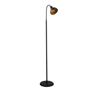 Lampadar, Tatum, 584TTM1508, Metal, Negru/Auriu - imagine 4