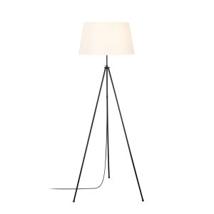 Lampadar, Tatum, 584TTM1510, Metal, Negru / Crem - imagine 4