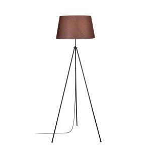 Lampadar, Tatum, 584TTM1511, Metal, Negru/Maro - imagine 2