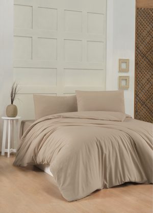 l lenjerie de pat dubla king 3 piese 220x240 cm 60x60 cm 100 bumbac ranforce patik beige bej.jpg