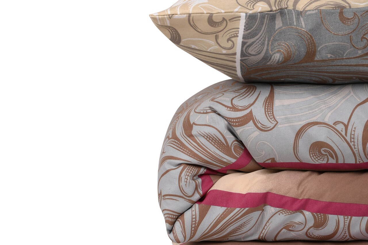 Lenjerie de pat dubla king size, Victoria, Basilisk 121VCT42495, 3 piese, amestec bumbac, multicolor 4 l lenjerie de pat dubla king size victoria basilisk 121vct42495 3 piese amestec bumbac multicolor 3.jpg