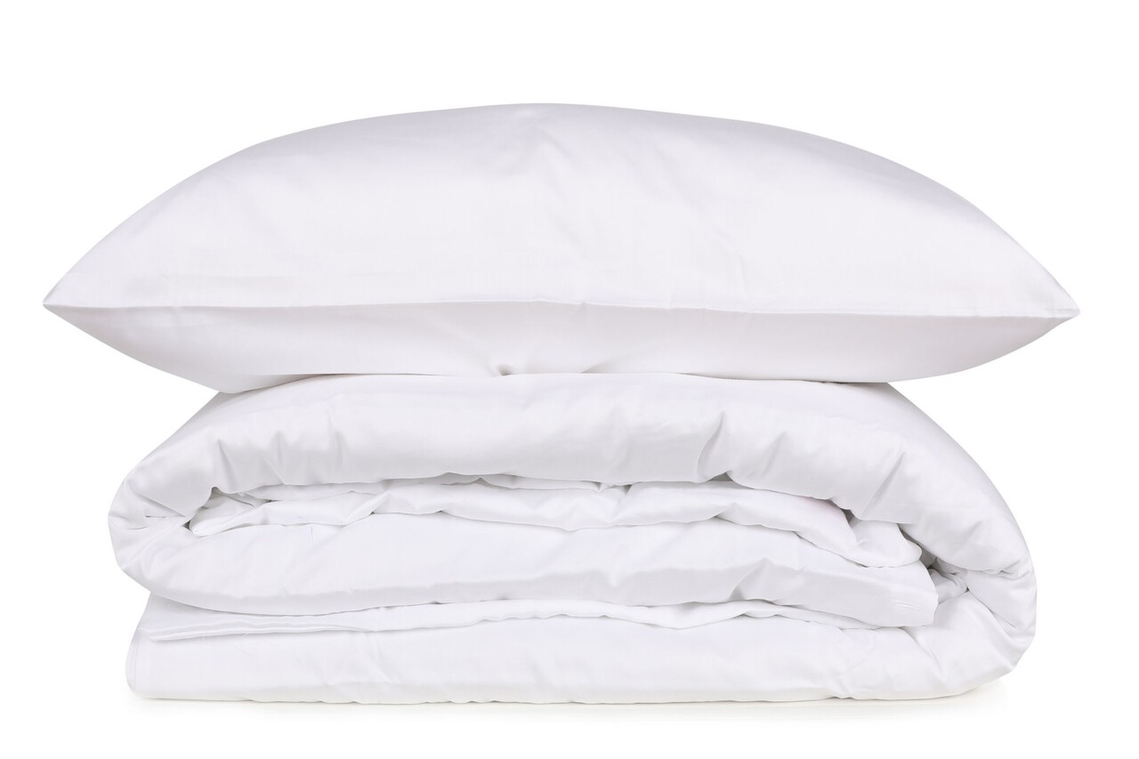 Lenjerie de pat dubla King(FR) Elegant, Cotton Box, 3 piese, 240x220 cm, bumbac satinat, alb 4 l lenjerie de pat dubla kingfr elegant cotton box 3 piese 240x220 cm bumbac satinat alb 3.jpg