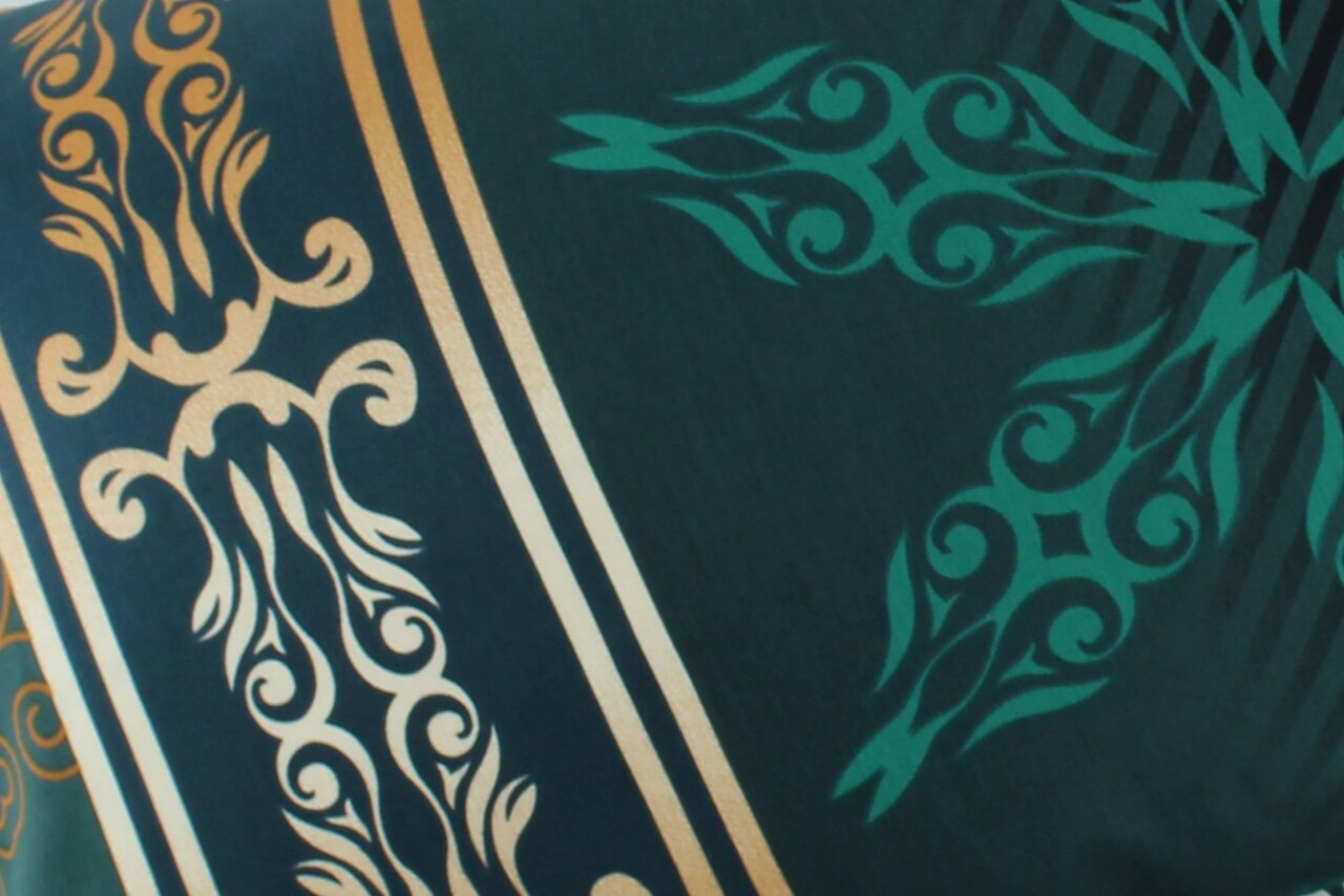 Lenjerie de pat dubla, Victoria, Alisa 121VCT83242, 3 piese, bumbac satinat, multicolor 2 l lenjerie de pat dubla victoria alisa 121vct83242 3 piese bumbac satinat multicolor 1.jpg