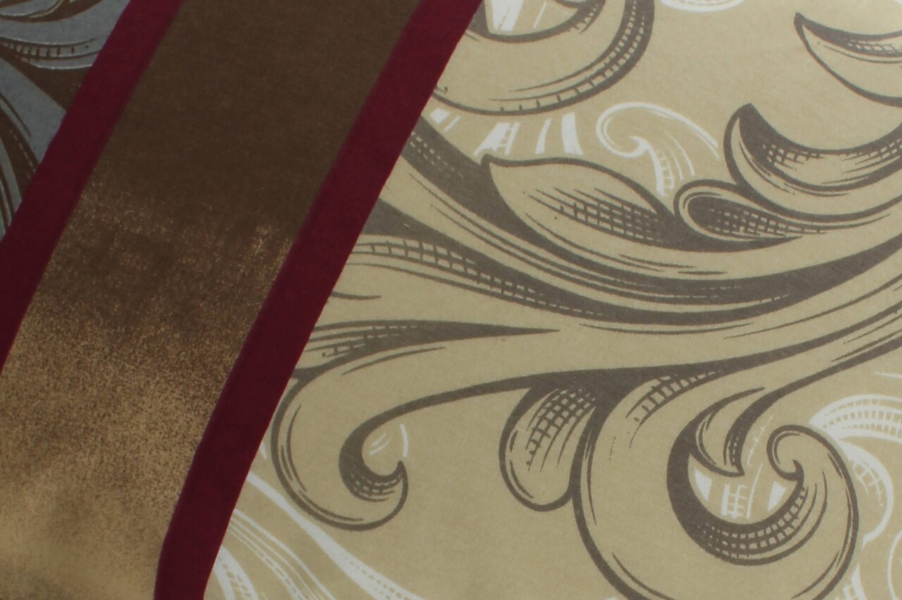 Lenjerie de pat dubla, Victoria, Hurrem 121VCT82411, 3 piese, amestec bumbac, multicolor 2 l lenjerie de pat dubla victoria hurrem 121vct82411 3 piese amestec bumbac multicolor 1.jpg