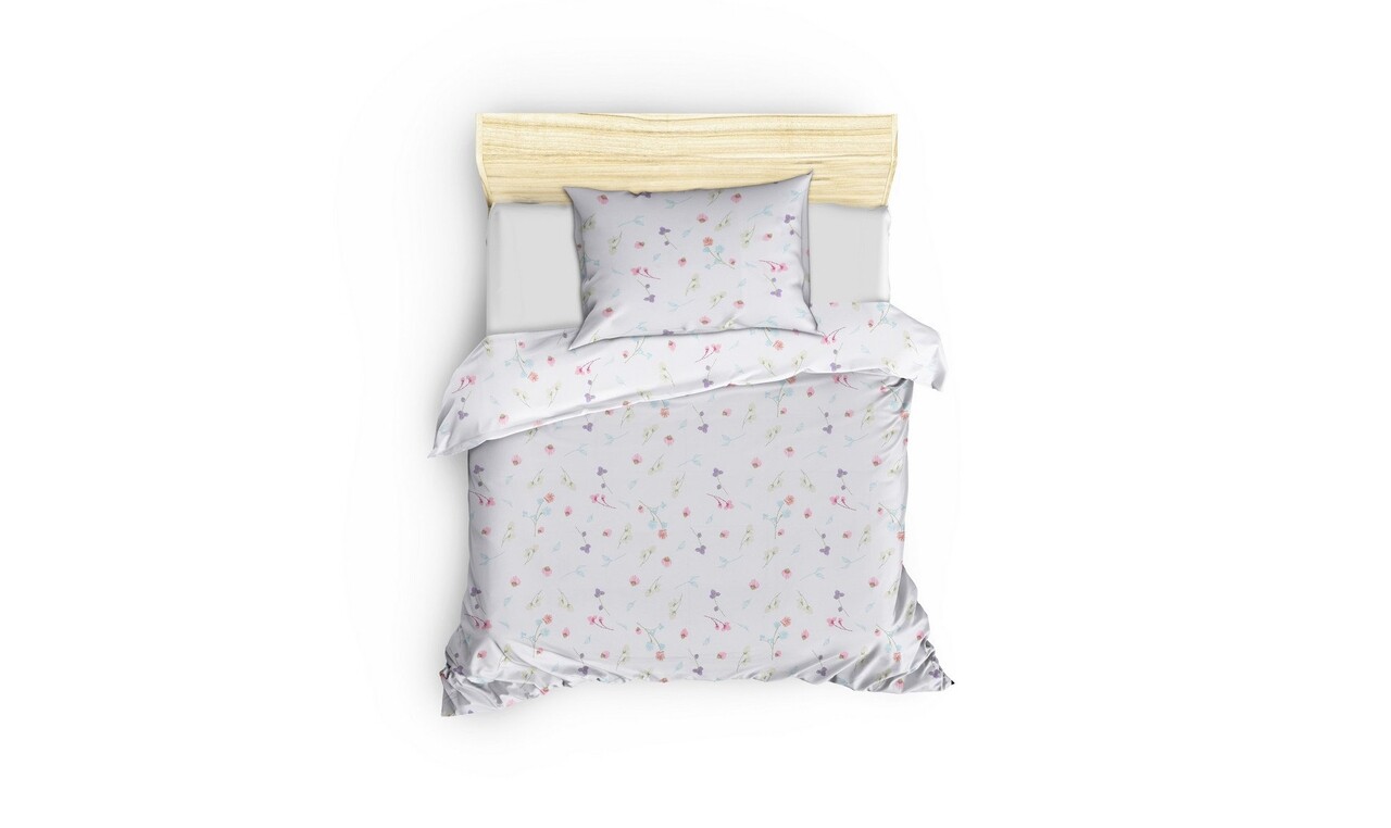 Lenjerie de pat pentru o persoana, Primacasa by Turkiz, Cappi 182TRK02248, 2 piese, bumbac ranforce, multicolor 2 l lenjerie de pat pentru o persoana primacasa by turkiz cappi 182trk02248 2 piese bumbac ranforce multicolor 1.jpg