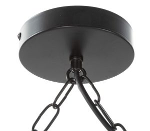 Lustra Rope, Mauro Ferretti, 80 x 15 x 120 cm, 6 x E27, 20W, bambus/sfoara, maro - imagine 6