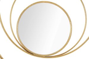 Oglinda de perete Arc Glam, Mauro Ferretti, Ø 80 cm, fier, auriu - imagine 5