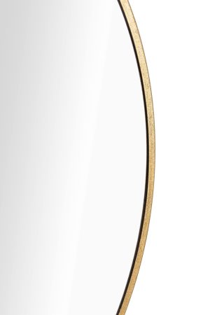 Oglinda de perete Elegant Glam, Mauro Ferretti, Ø 100 cm, fier, auriu - imagine 4