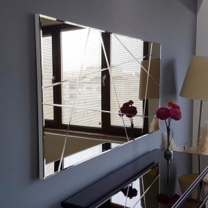 Oglinda decorativa NSTLA309y, Neostill, 62 x 130 cm, bronz - imagine 3