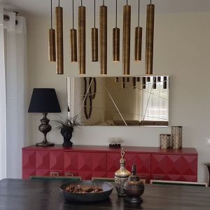 Oglinda decorativa NSTLA309y, Neostill, 62 x 130 cm, bronz - imagine 6