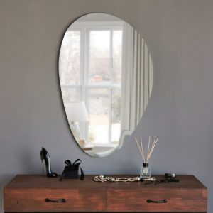 Oglinda decorativa Porto, Neostill, 90x60 cm, negru - imagine 2
