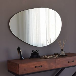 Oglinda decorativa Porto, Neostill, 90x60 cm, negru - imagine 6