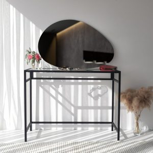 Oglinda decorativa Porto, Neostill, 90x60 cm, negru - imagine 7