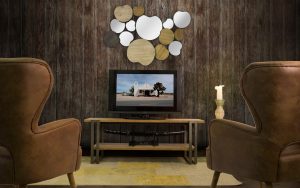 Oglinda decorativa Quoxy, Mauro Ferretti, 118x82.5 cm, fier, maro - imagine 3
