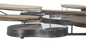 Oglinda decorativa Quoxy, Mauro Ferretti, 118x82.5 cm, fier, maro - imagine 4