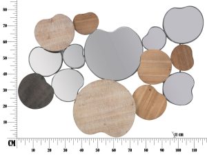 Oglinda decorativa Quoxy, Mauro Ferretti, 118x82.5 cm, fier, maro - imagine 8