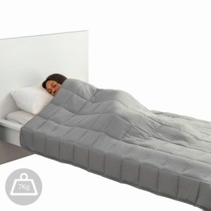 l patura cu greutati pentru o persoana sweikett innovagoods 7 kg 120 x 180 cm poliesterperle de sticla gri 7.jpg