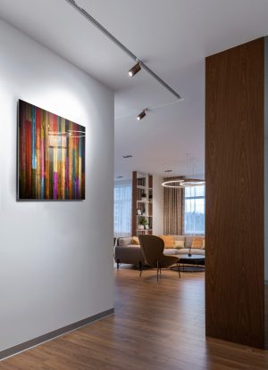 Tablou decorativ, UV-002, Sticla temperata, 70 x 100 cm, Multicolor - imagine 4