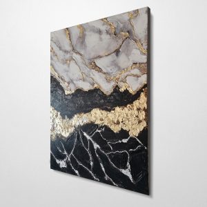 Tablou decorativ, OPG1415417387, Canvas, Cadru: 100% LEMN (grosime: 3 cm), Multicolor - imagine 3
