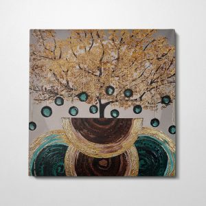 Tablou decorativ, OPG1730800570, Canvas, Cadru: 100% LEMN (grosime: 3 cm), Multicolor - imagine 3