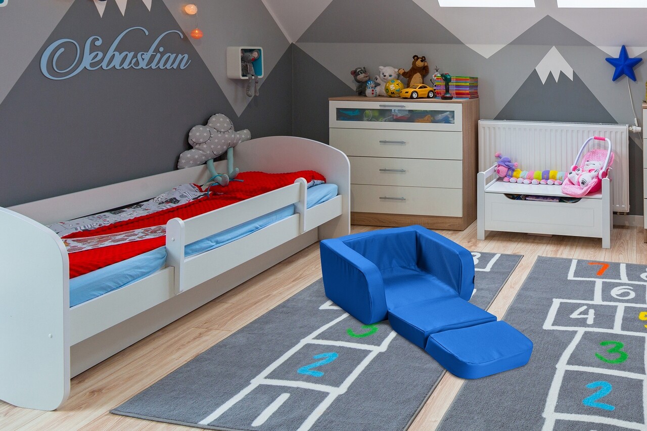 Scaun Multifunctional copii, Albastru 7 Scaun Multifunctional copii, Albastru - imagine 7