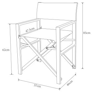 l set 2 scaune pentru exterior director 57x86x43 cm aluminiu alb 5.jpg