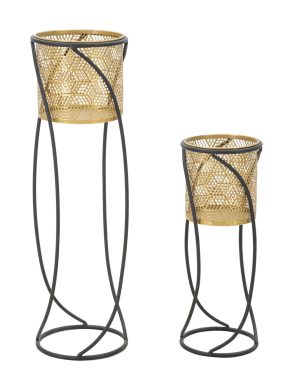 l set 2 suporturi ghiveci curvy mauro ferretti 23x76 20x51 cm fier auriunegru.jpg