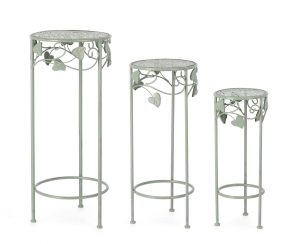 l set 3 suporturi pentru ghivece harriet round bizzotto 30 x 70 cm otel verde sage.jpg