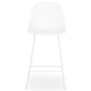l set 4 scaune bar pentru tesaragradina gardenia 445x475x95 cm metal alb 1.jpg