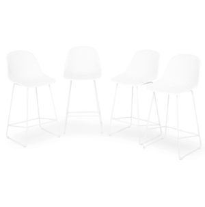 l set 4 scaune bar pentru tesaragradina gardenia 445x475x95 cm metal alb.jpg