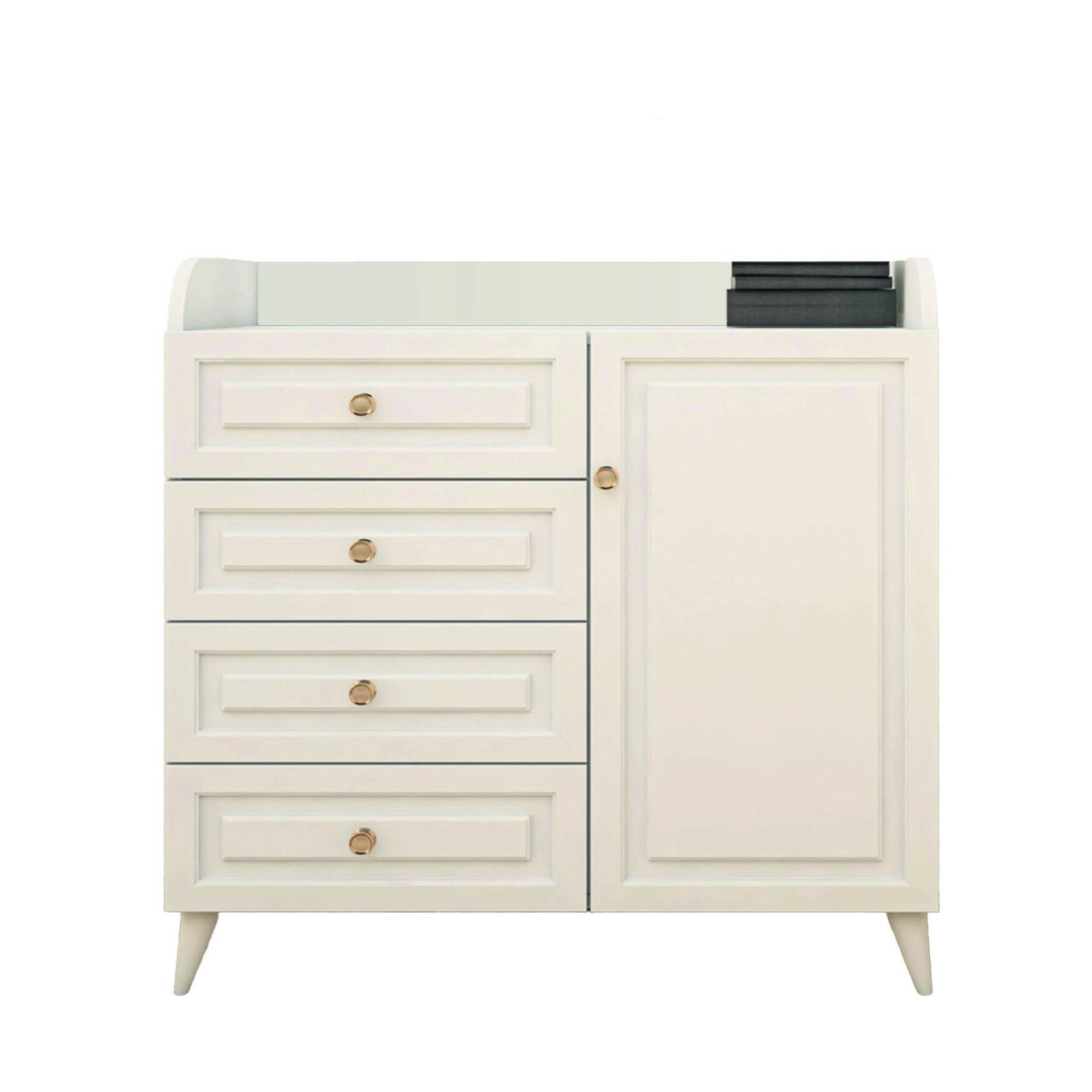 Set dormitor pentru copii, Glenevis, Tango 610, Alb 10 Set dormitor pentru copii, Glenevis, Tango 610, Alb - imagine 10