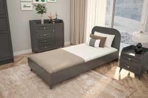 Set dormitor pentru copii, Glenevis, Tango 620, Antracit - imagine 4