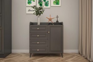 Set dormitor pentru copii, Glenevis, Tango 620, Antracit - imagine 6