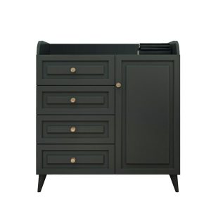 Set dormitor pentru copii, Glenevis, Tango 620, Antracit - imagine 9