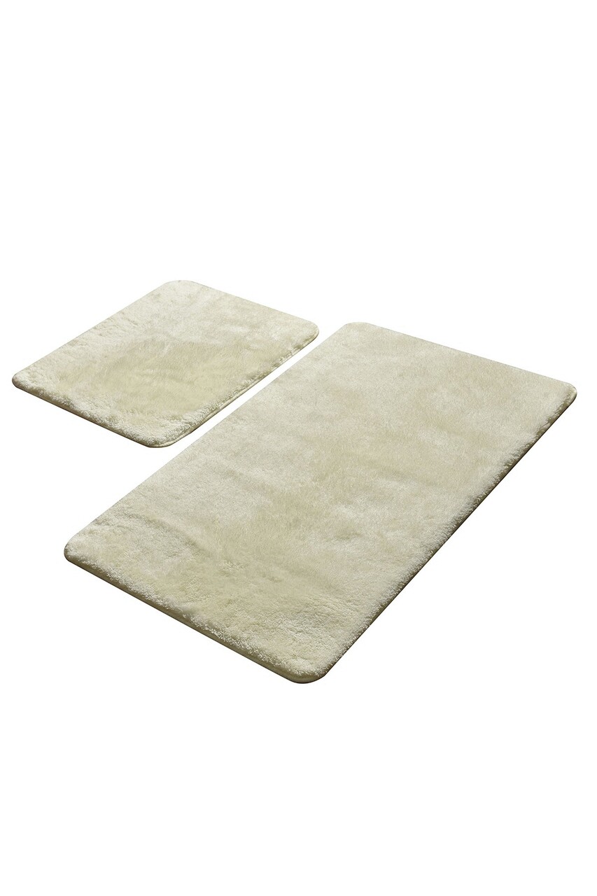 Set covorase de baie 2 piese, Chilai Home by Alessia, Colors of, Acril, Ecru 2 l set covoras de baie 2 bucati chilai home de alessia colors of fibre acrilice ecru 1.jpg