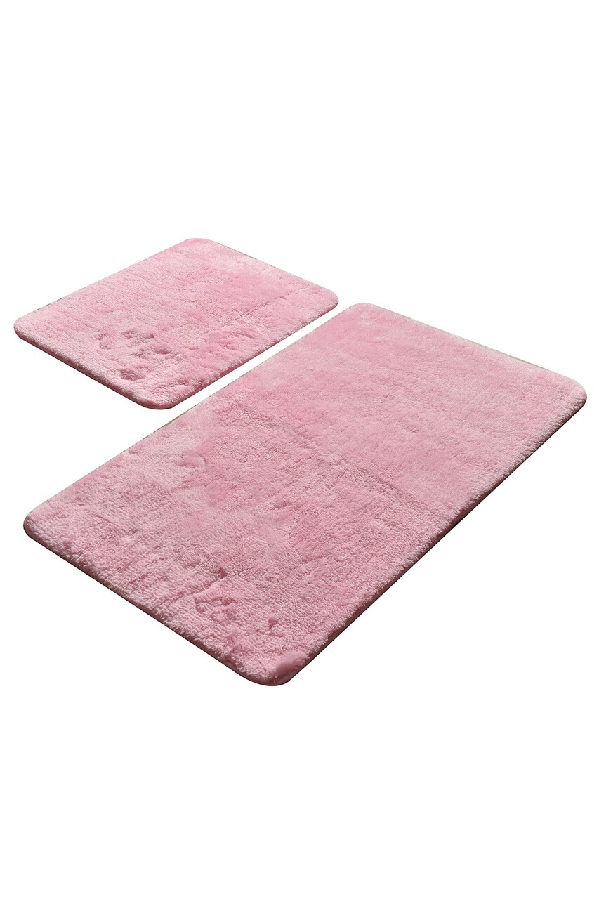 Set covorase de baie 2 piese, Chilai Home by Alessia, Colors of, Acril, Roz 2 l set covoras de baie 2 bucati chilai home de alessia colors of fibre acrilice roz 1.jpg