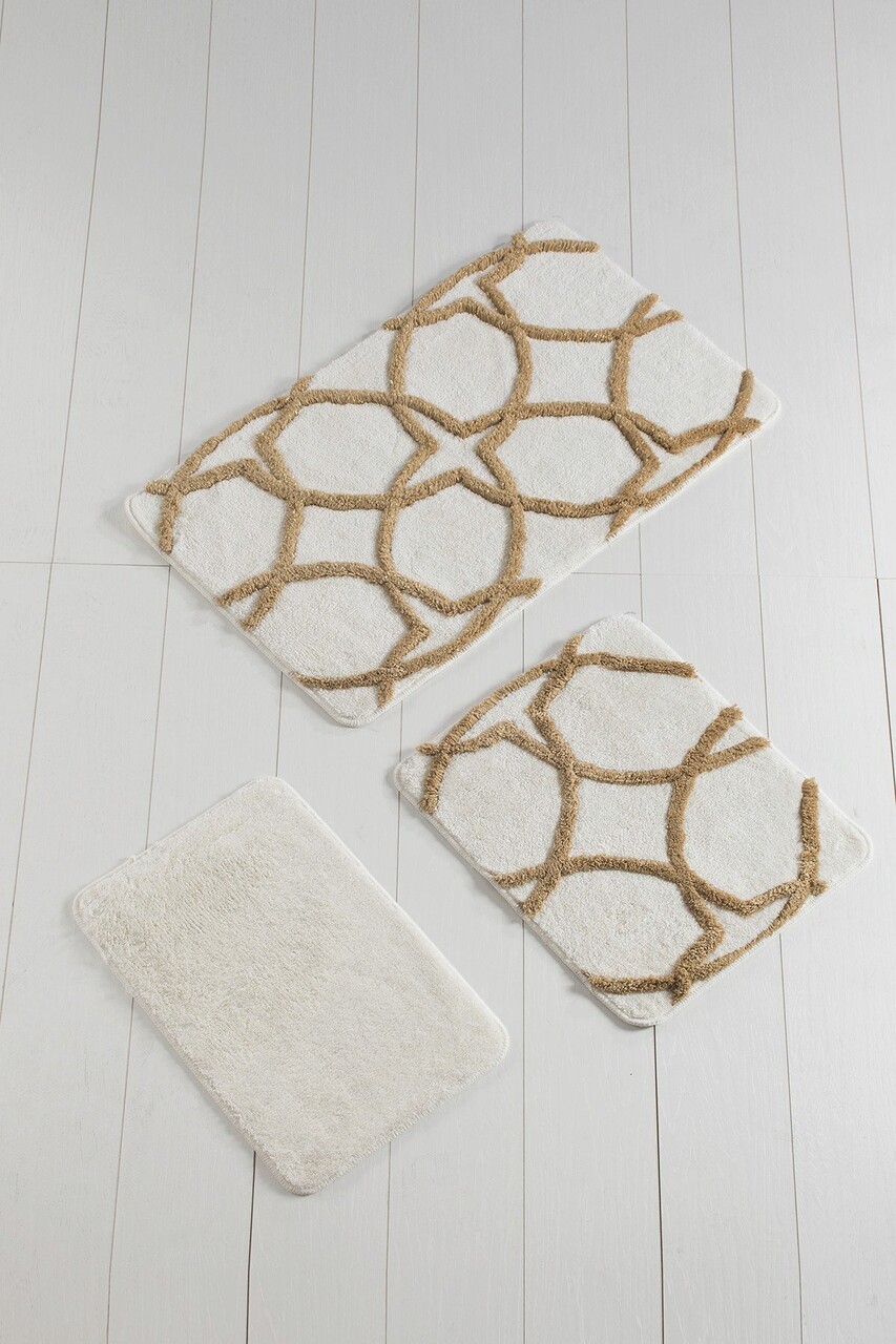 Set covoraș de baie (3 bucăți), Chilai Home by Alessia, Bonne, Acril, Multicolor 2 l set covoras de baie 3 bucati chilai home de alessia bonne fibre acrilice multicolor 1.jpg